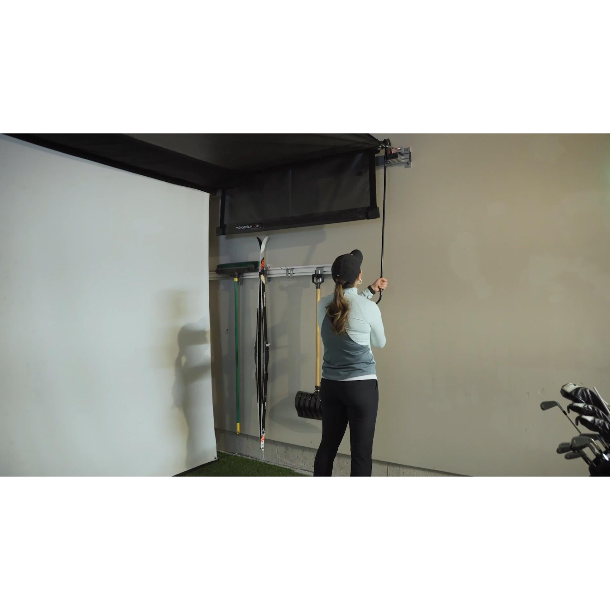 The SportScreen Vanish 11 Retractable Golf Enclosure