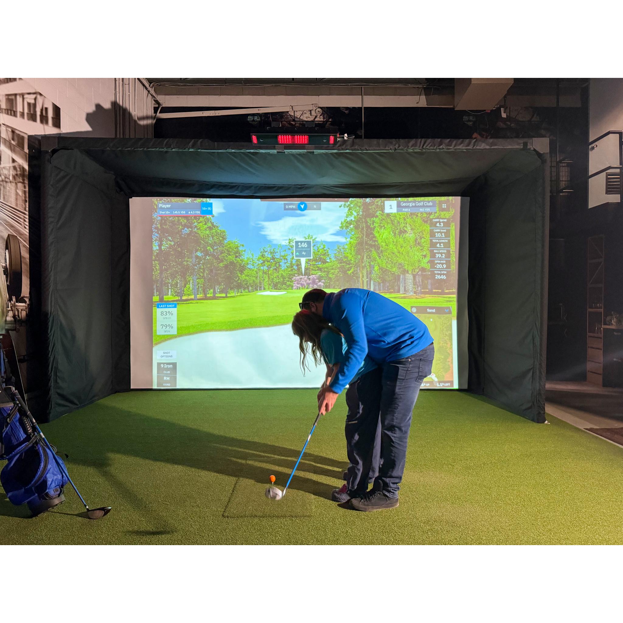 The SportScreen Parlour 16H  Golf Enclosure