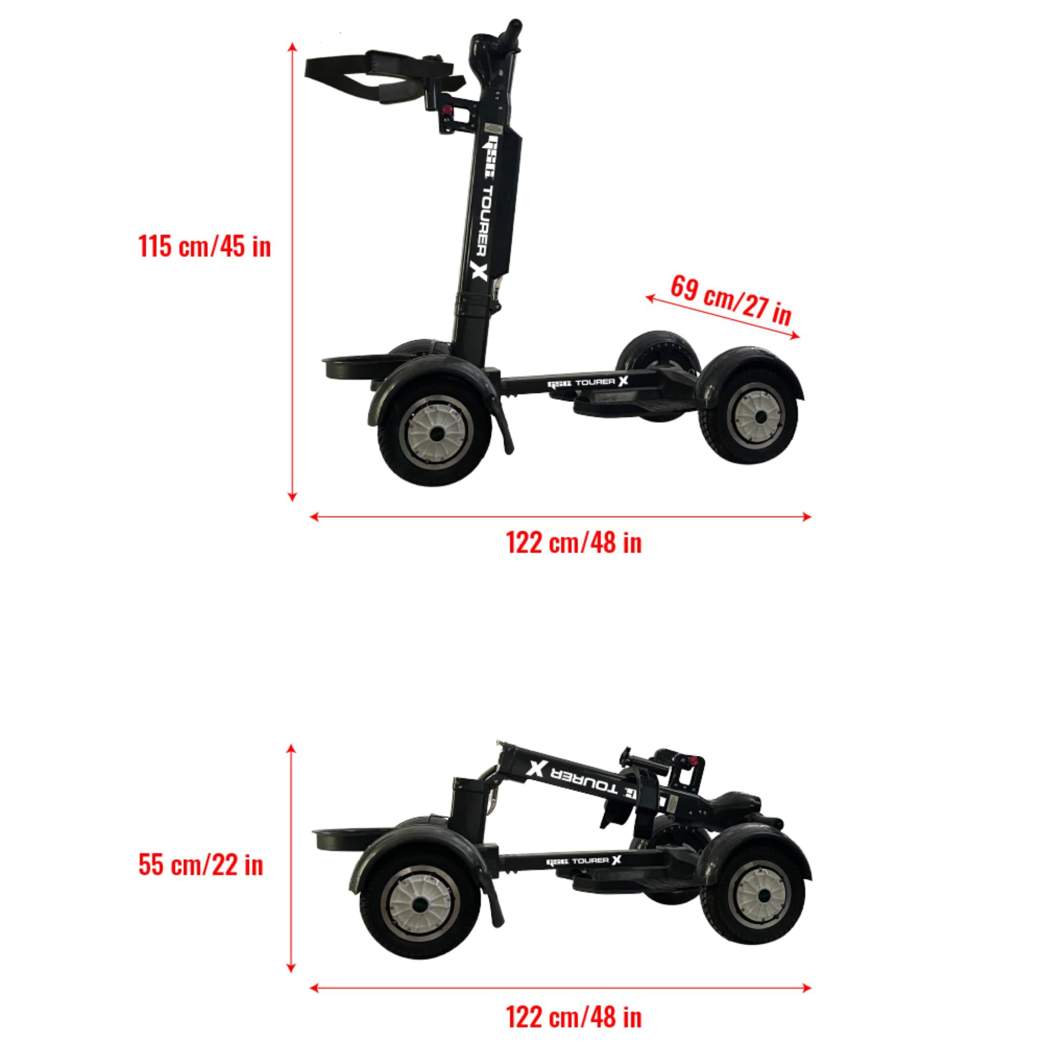 Golf Skate Caddy USA GSC™ Tourer X